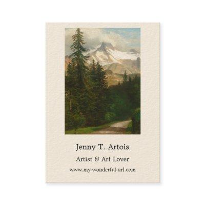 Albert Bierstadt Painting Snow in the High Country