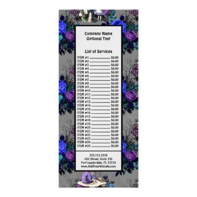 Alice in Wonderland Caterpillar Smoking Flowers Rack Card