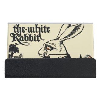 Alice White Rabbit Classic Wonderland  Desk  Holder