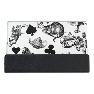Alice White Rabbit Wonderland Classic Desk  Holder