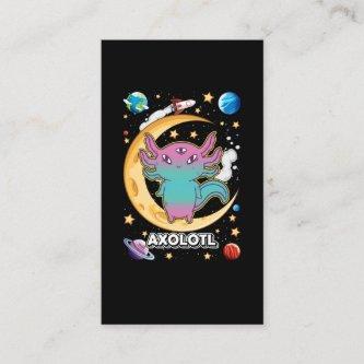 Alien Axolotl Pastel Goth Space Crescent