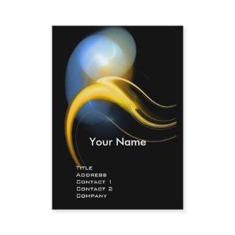 ALIEN PEARL MONOGRAM Vibrant black yellow blue