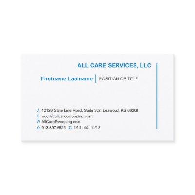 All Care Services - Job Title
