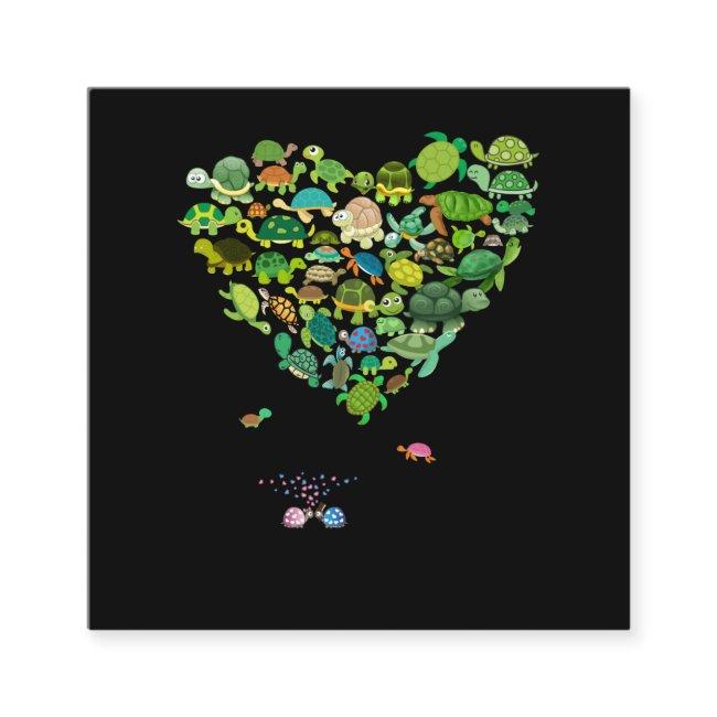 All i need is love a turtle square