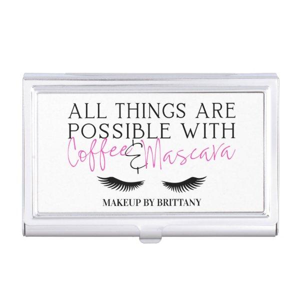 All things possible coffee & mascara makeup artist  case
