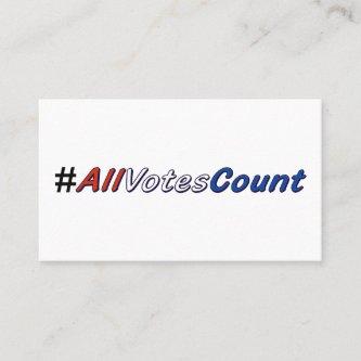 All Votes Count  with Voting Tips