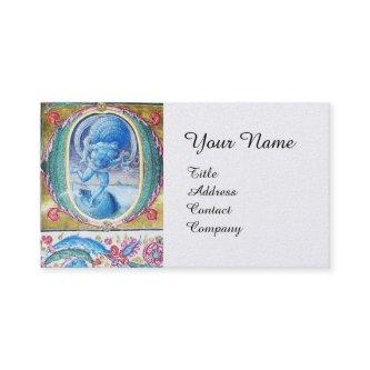 ALLEGORY OF WIND ANTIQUE FLORAL MINIATURE MONOGRAM