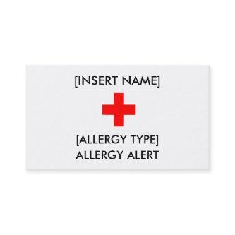 Allergy Alert ID/I.C.E. Card