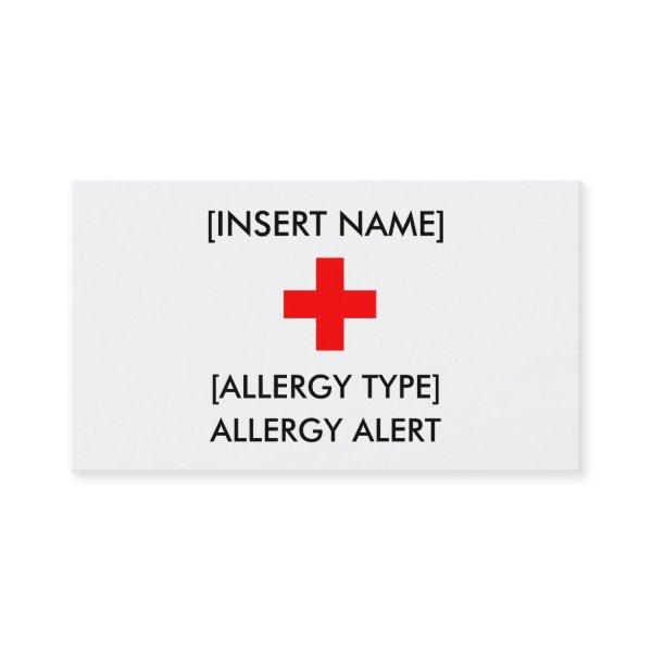 Allergy Alert ID/I.C.E. Card