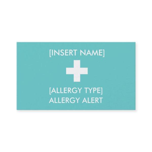 Allergy Alert ID/ICE Card