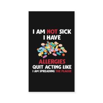 Allergy Sufferer Joke Allergic Humor Allergies