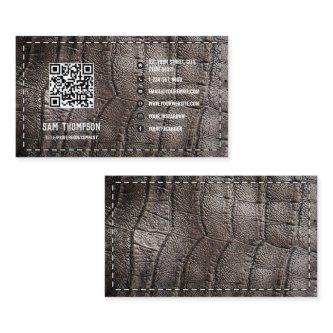 Alligator Business QR Code Social Media Icons