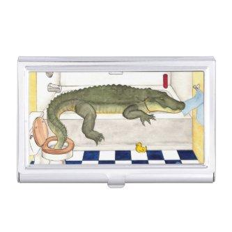 Alligator in the bathtub case for
