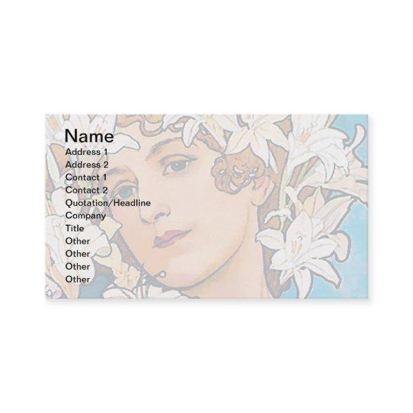 Alphonse Mucha - Flower - Retro Art Nouveau