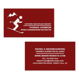Alpine Skier, Skier & Snowboarder Instructor