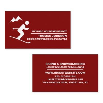 Alpine Skier, Skier & Snowboarder Instructor