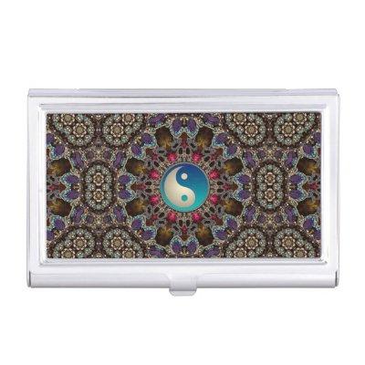 Alternative Eastern YinYang New Age BizCard Case
