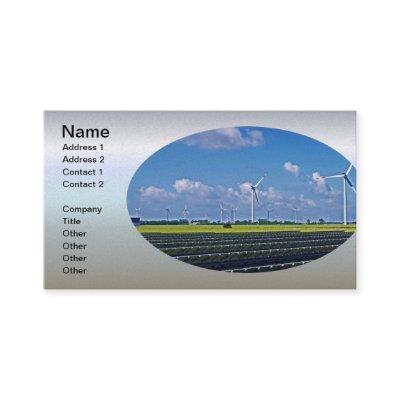 Alternative Energy - Solar and Wind