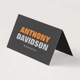 Alternative Perfect Size Grey Orange Bold Text