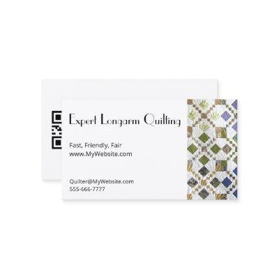 Amarna Quilt Fully Customizable Biz Cards