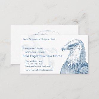 American Bald Eagle Vintage Financial Consultant