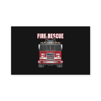 American Fire Rescue Firefighter Department Truck