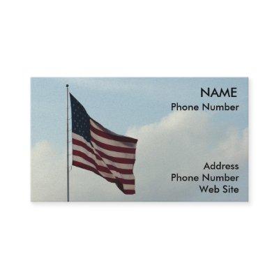American Flag and Blue Sky