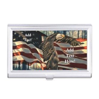 American Flag Bald Eagle  Case