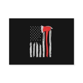 American Flag Firefighter Red Firefighter