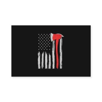 American Flag Firefighter Red Firefighter