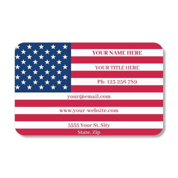 American Flag Matchboxes USA  Design