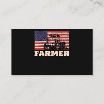 American Flag Tractor