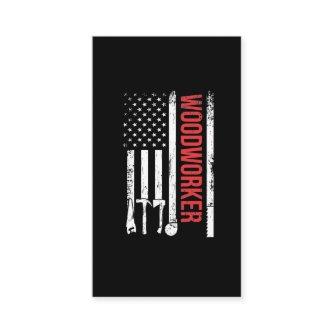 American Flag Woodworker Carpenter Tools Craftsman