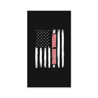 American Funeral Director Proud Mortician US Flag