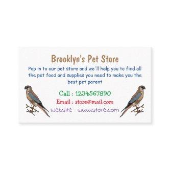 American kestrel bird cartoon illustration