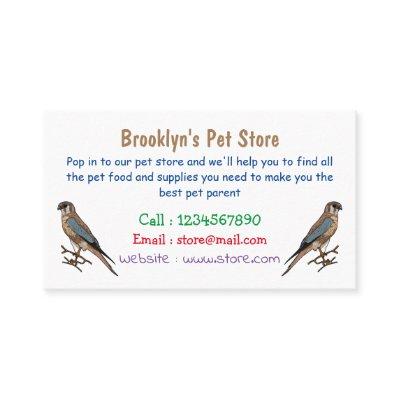 American kestrel bird cartoon illustration