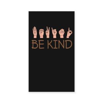 American Sign Language ASL Interpreter Kind