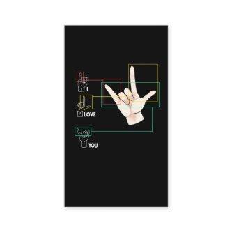 American Sign Language Hand Sign ASL I Love You
