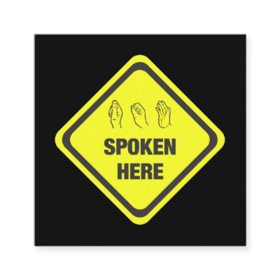 American Sign Language Interpreter Square