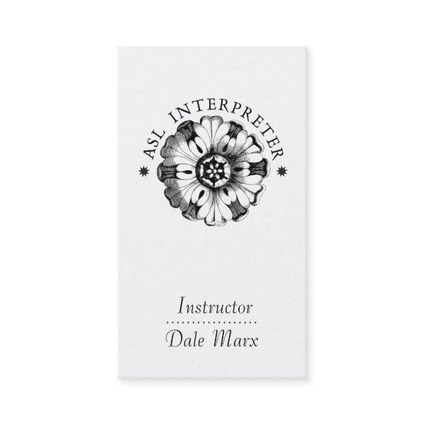 American Sign Language Motif Instructor