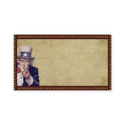 American Uncle Sam- Prim Biz Cards