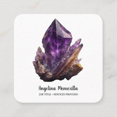 Amethyst Crystal Cluster Square