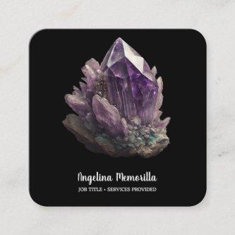 Amethyst Crystal Cluster Square