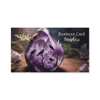 Amethyst Crystal Energy Ravens