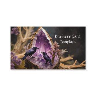 Amethyst Crystal Energy Ravens