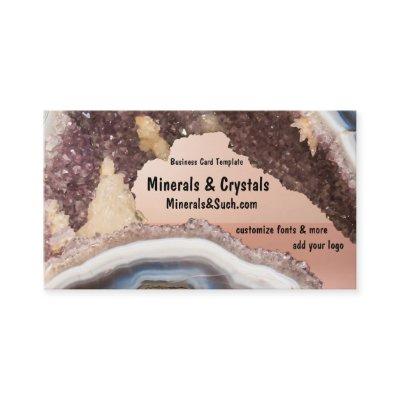 Amethyst Geode Agate Crystals