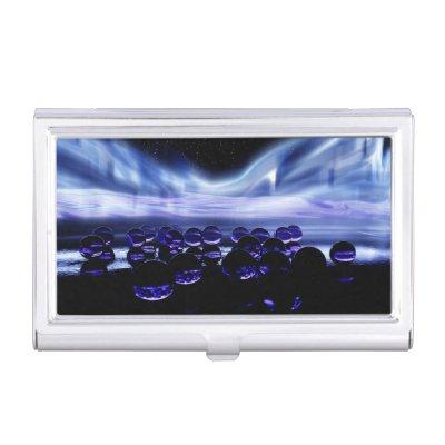 Amethyst Purple Aurora Borealis Marble Reflection  Case