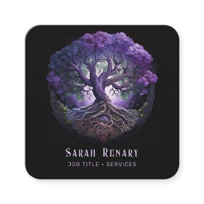 Amethyst Tree of Life Square