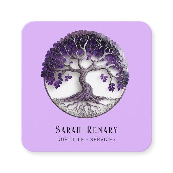 Amethyst Tree of Life Square