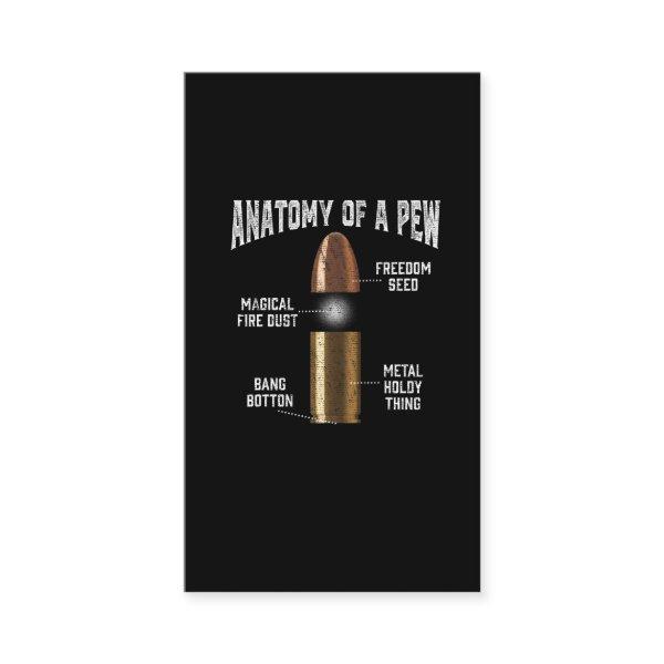 Ammunition Pew Anatomy Funny Gun Bullet Weapon